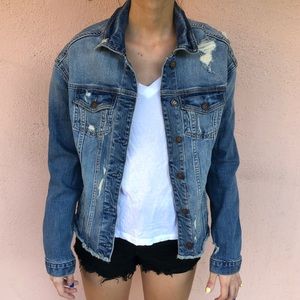 Hollister Co. Distressed Denim Jacket